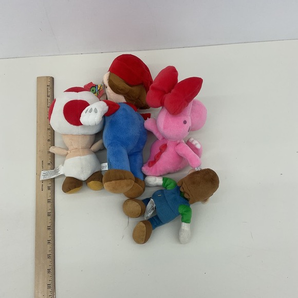 Nintendo Super Mario Character Plush Doll LOT Birdo Luigi Toad Stuffed Toys - Picture 2 of 4